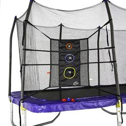skywalker trampolines triple toss game accessory, black
