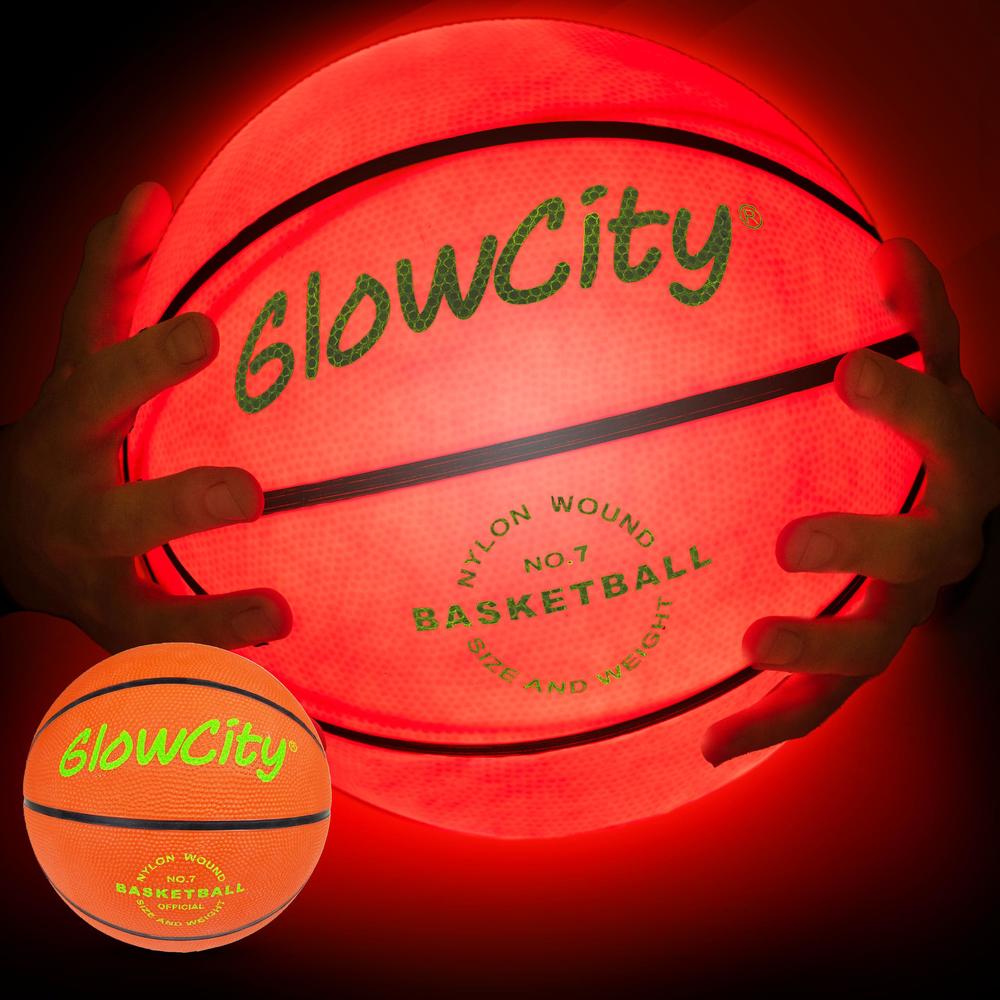 GlowCity light up basketball-uses two high bright led's (official size and weight)