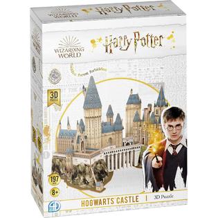 4D Cityscape puzzle - 3d puzzle: harry potter: hogwarts castle (medium) -  197 piece puzzles for kids and
