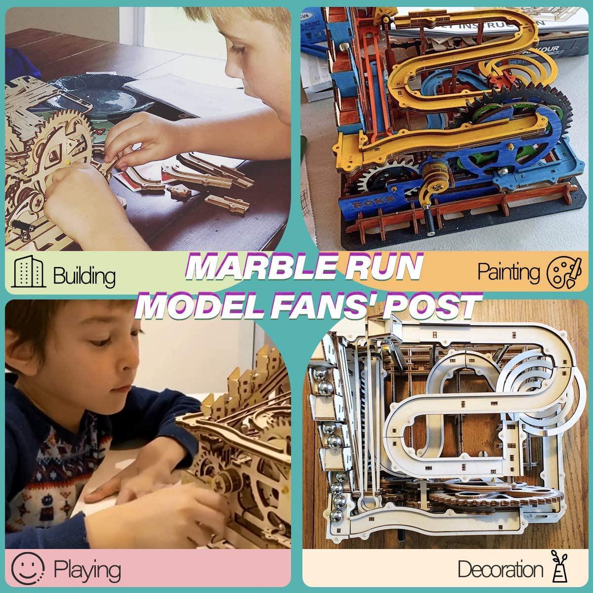 rokr 3d puzzles for adults,wooden marble run,3d wooden puzzles for adults kids ages 12-14,wood puzzles adult,model kits for a