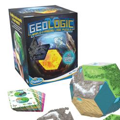 think fun geologic world changing logic puzzle for ages 8 and up, multicolor