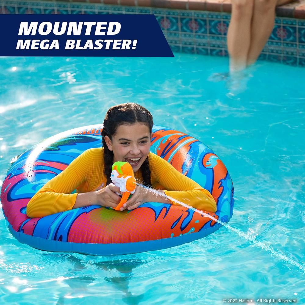 nerf super soaker hydro battle ride-on cruiser - inflatable pool float ...