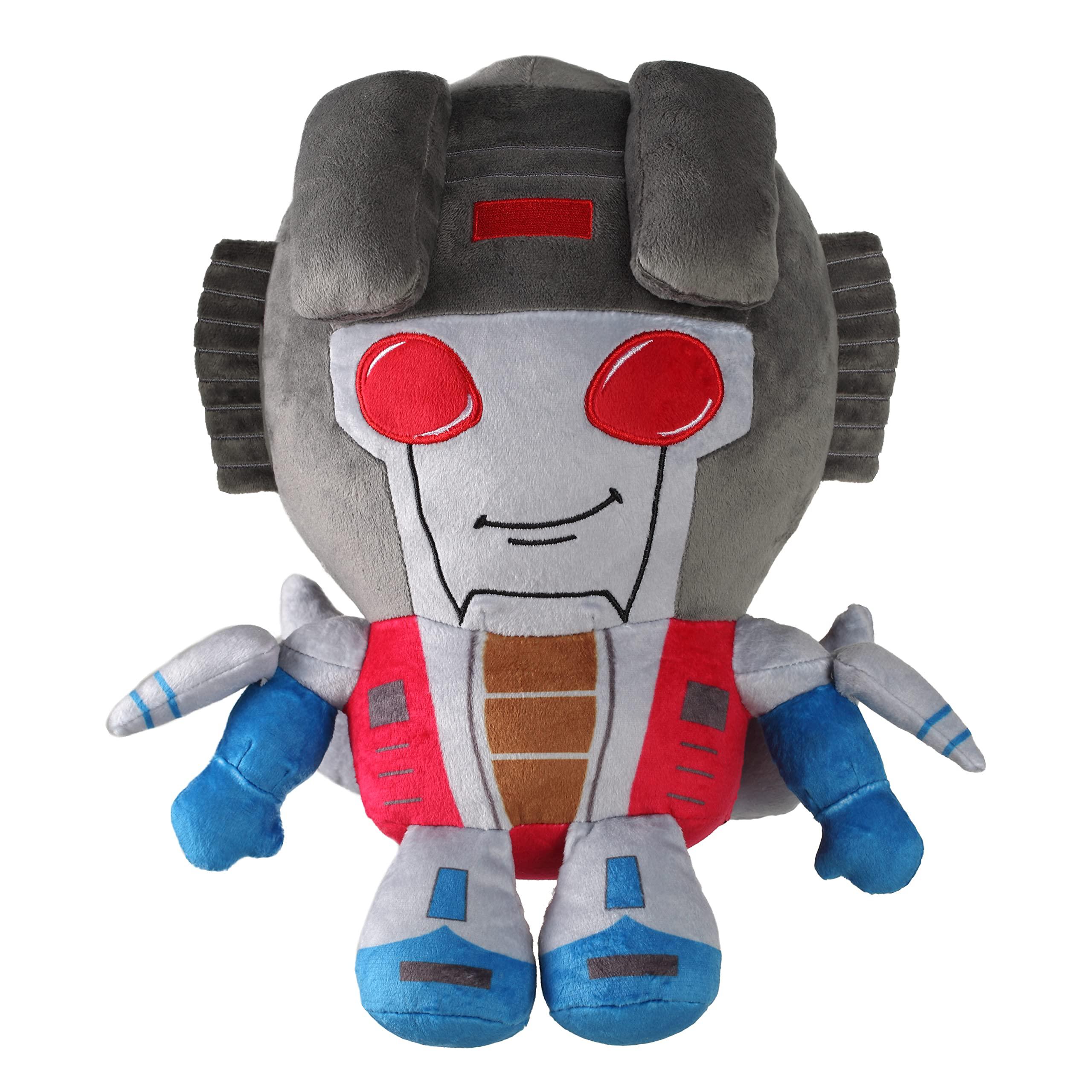 Symbiote Studios transformers | starscream plush toy | 12 inch soft minky plush fabric | officially licensed product | ages 3+