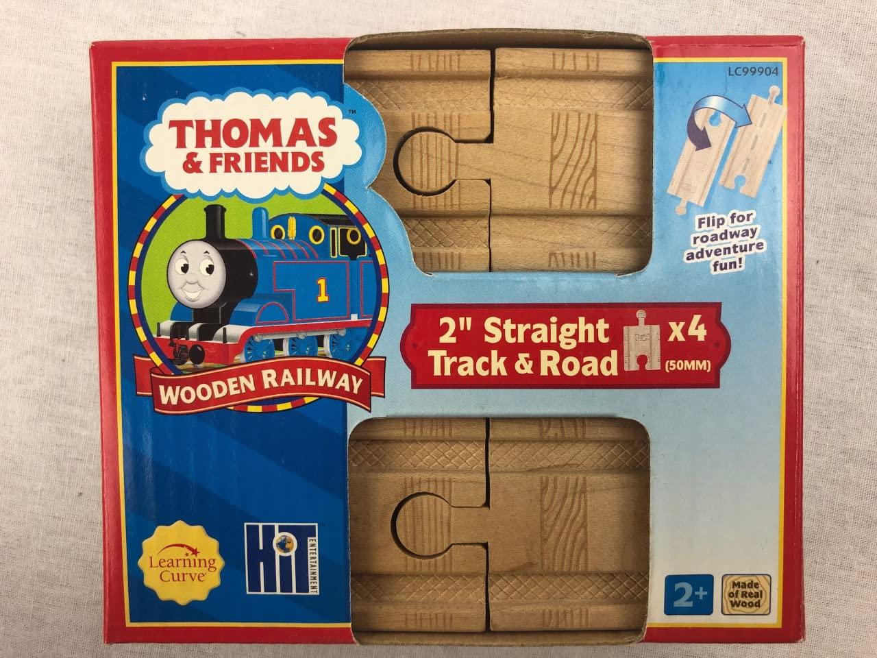 learning curve rc2 thomas wooden railway 2 inch straight track 4 pieces
