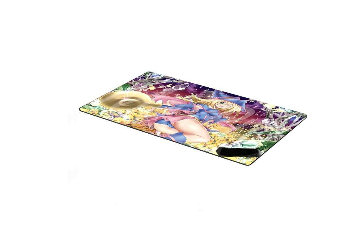 mpcgm dark magician girl link zone format playmat - play mat mtg tcg ccg ultimate trading card game mat - large gaming pad