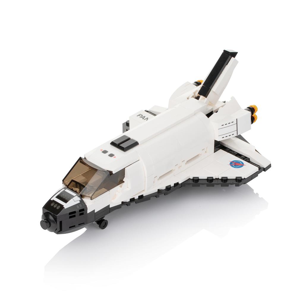 block builder space shuttle building block set (352 pieces) space ...