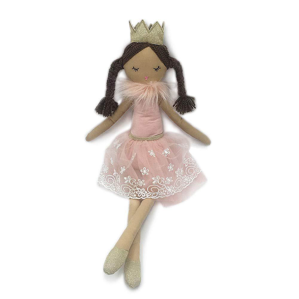 mon ami princess designer doll, soft & cuddly plush doll, well built stuffed doll for child or toddler |use as toy or room de