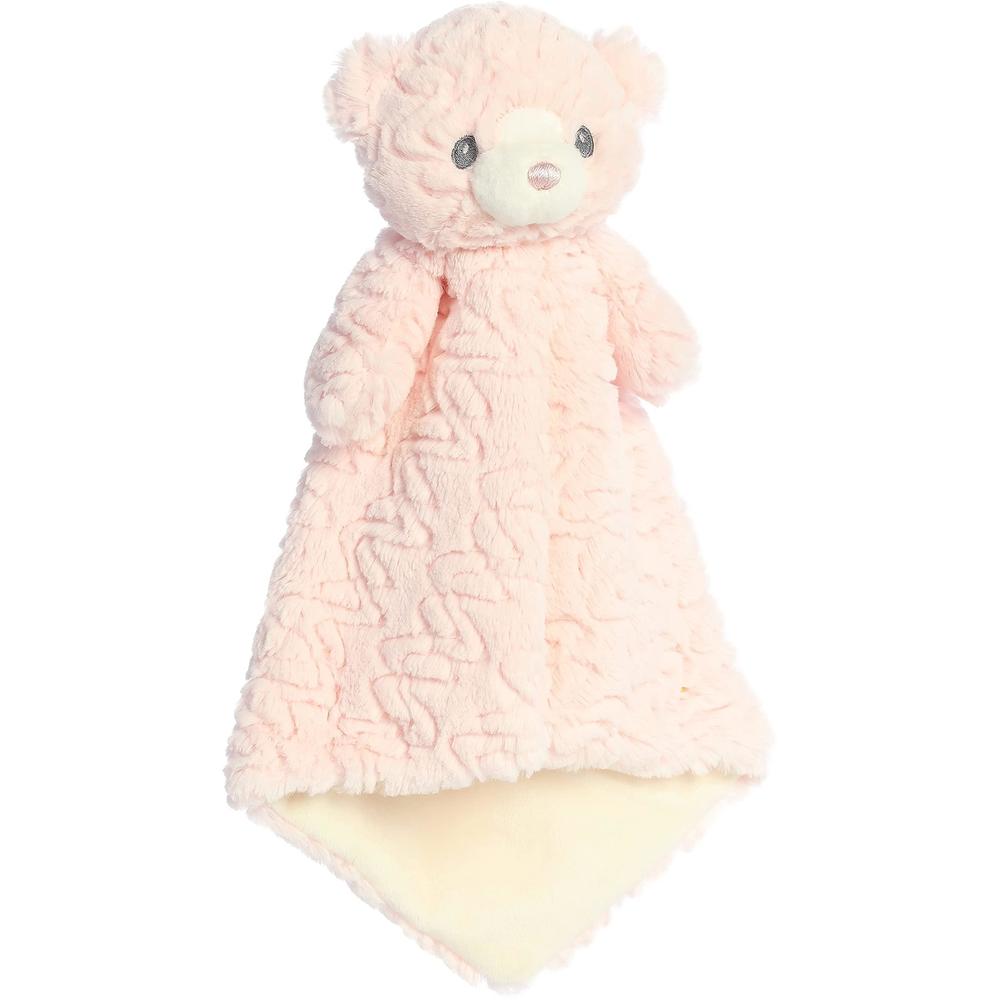 Aurora ebba adorable huggy collection bear luvster baby stuffed animal - comforting companion - security and sleep aid - pink 16 inc