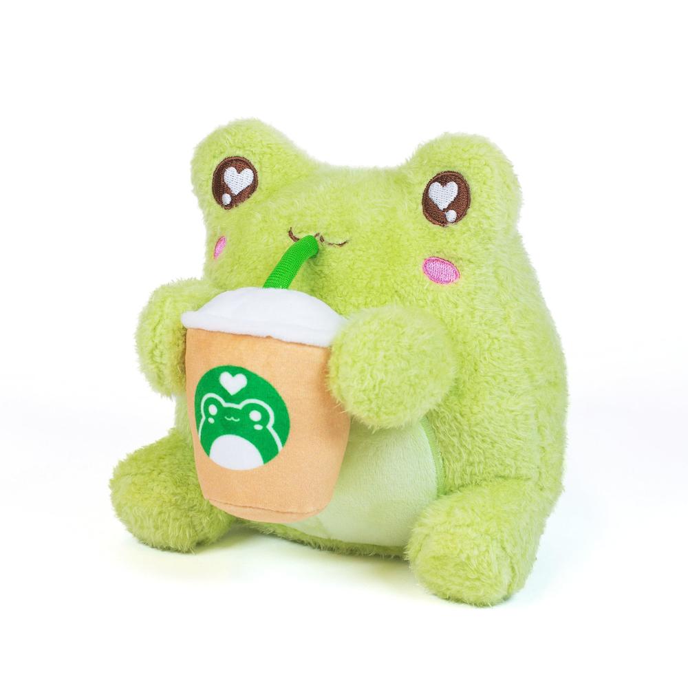 Cuddle Frog cuddle barn plushgoals - coffee sippin' wawa the froggie soft lime ...