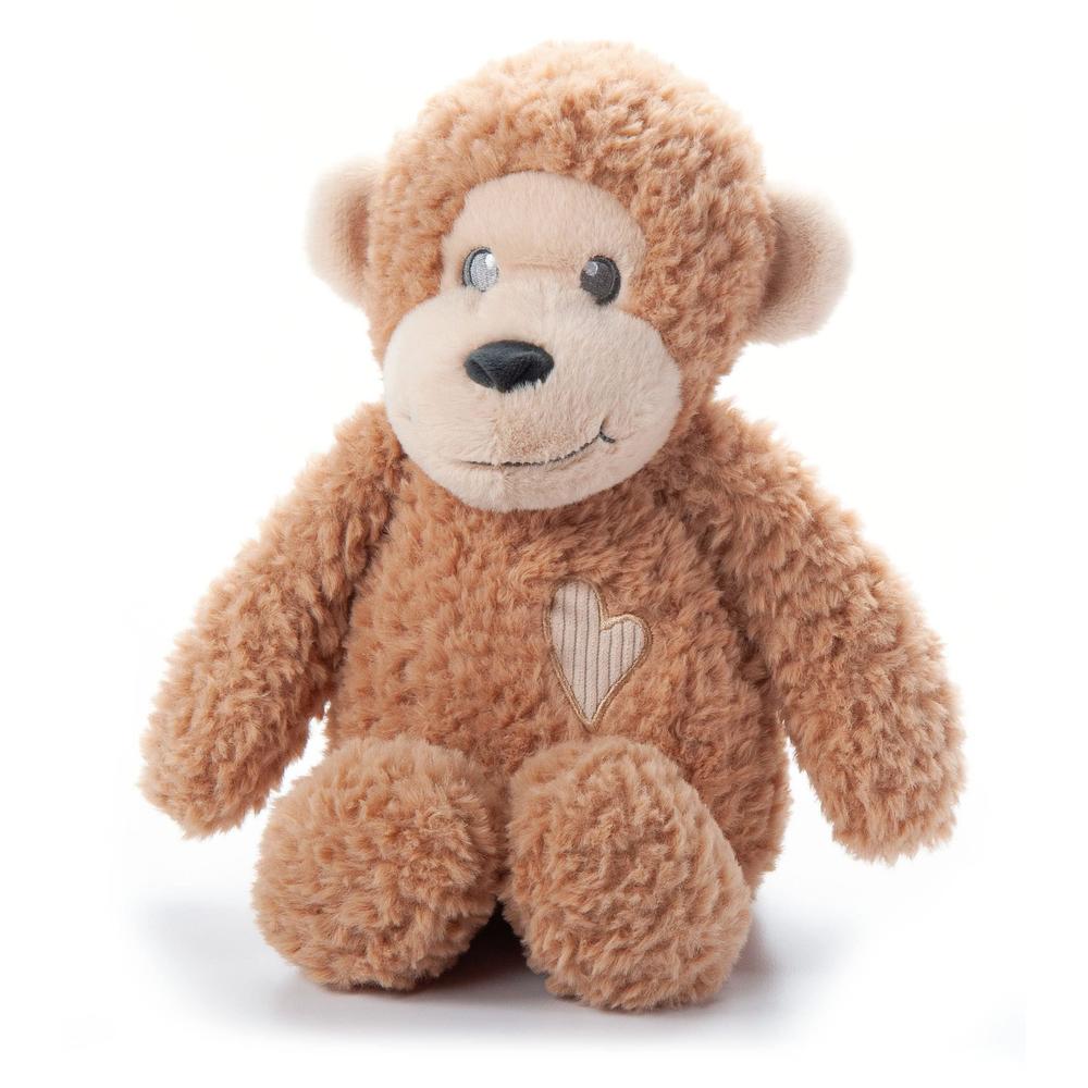 the petting zoo monkey stuffed animal plushie, gifts for kids, snuggle palz animals, brown monkey plush toy 14 inches