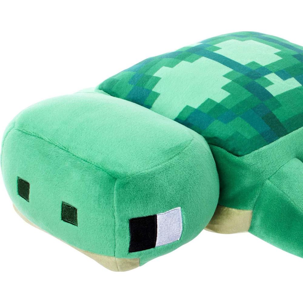mattel minecraft plush turtle 12-inch stuffed animal figure, inspired ...