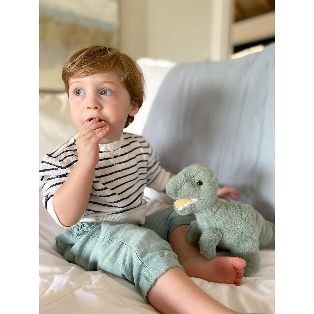 mon ami tiny t-rex dino stuffed animal plush toy,fun adorable soft and cuddly stuffed toy animal for little girls&boys,unisex