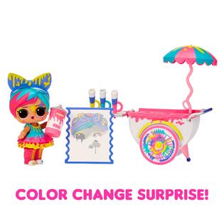 L.O.L. Surprise! l.o.l. surprise! omg house of surprises art cart playset  with splatters collectible doll and 8 surprises, dollhouse accessori