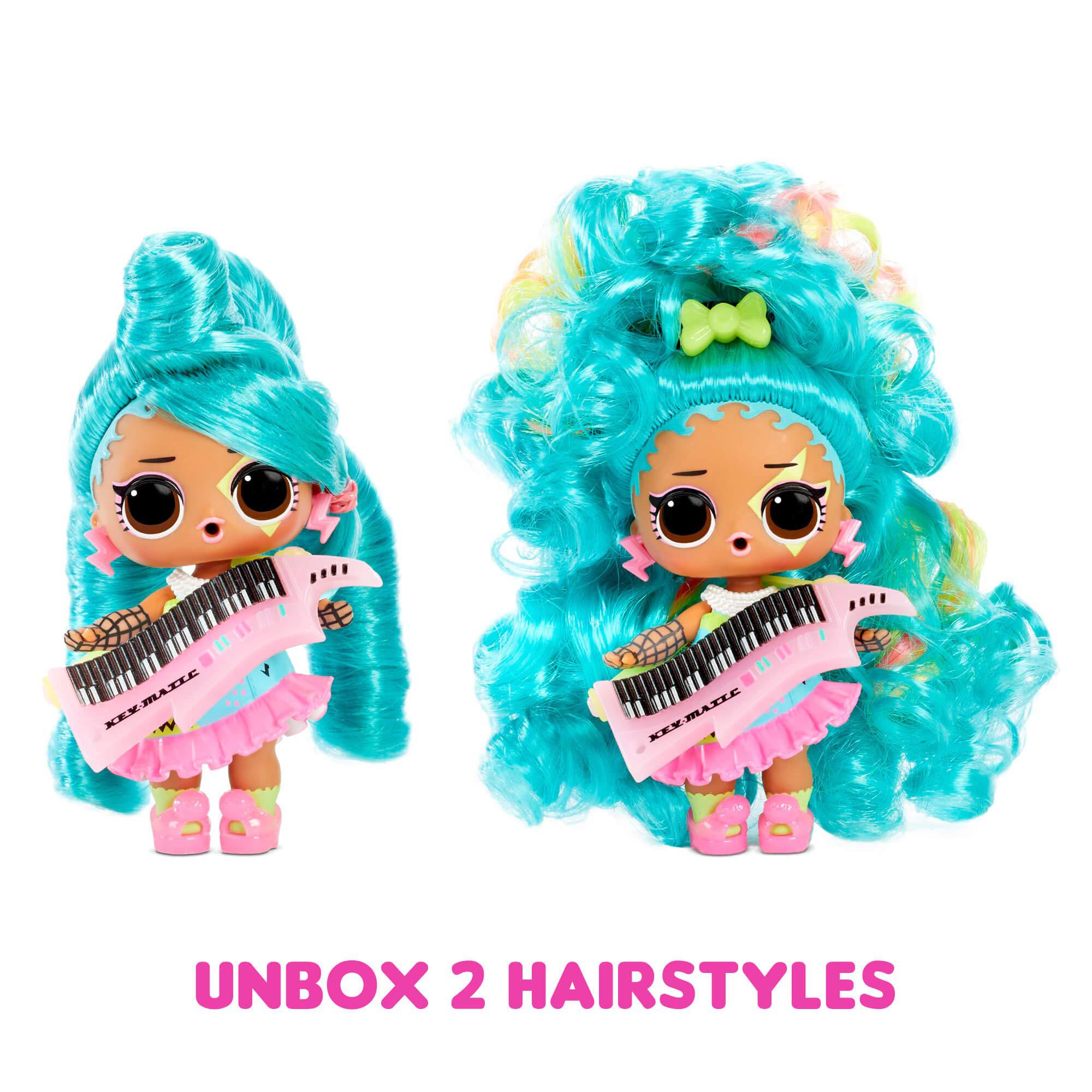 l.o.l. surprise! remix hair flip dolls - 15 surprises with hair reveal & music