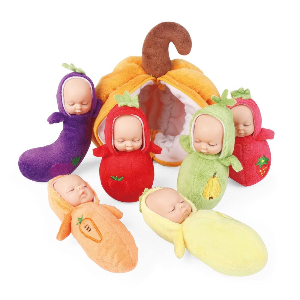 enjoyin 4 inch mini baby dolls playset includes 6 soft baby dolls and a storage bag realistic looking small baby dolls set fo