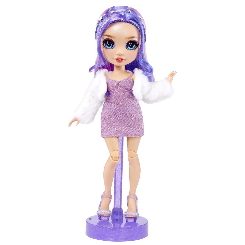 rainbow high fantastic fashion violet willow - purple 11 fashion doll and playset with 2 complete doll outfits, and fashion p