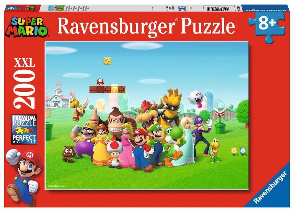 ravensburger super mario 200 piece jigsaw puzzles for kids age 8 years up - extra large pieces