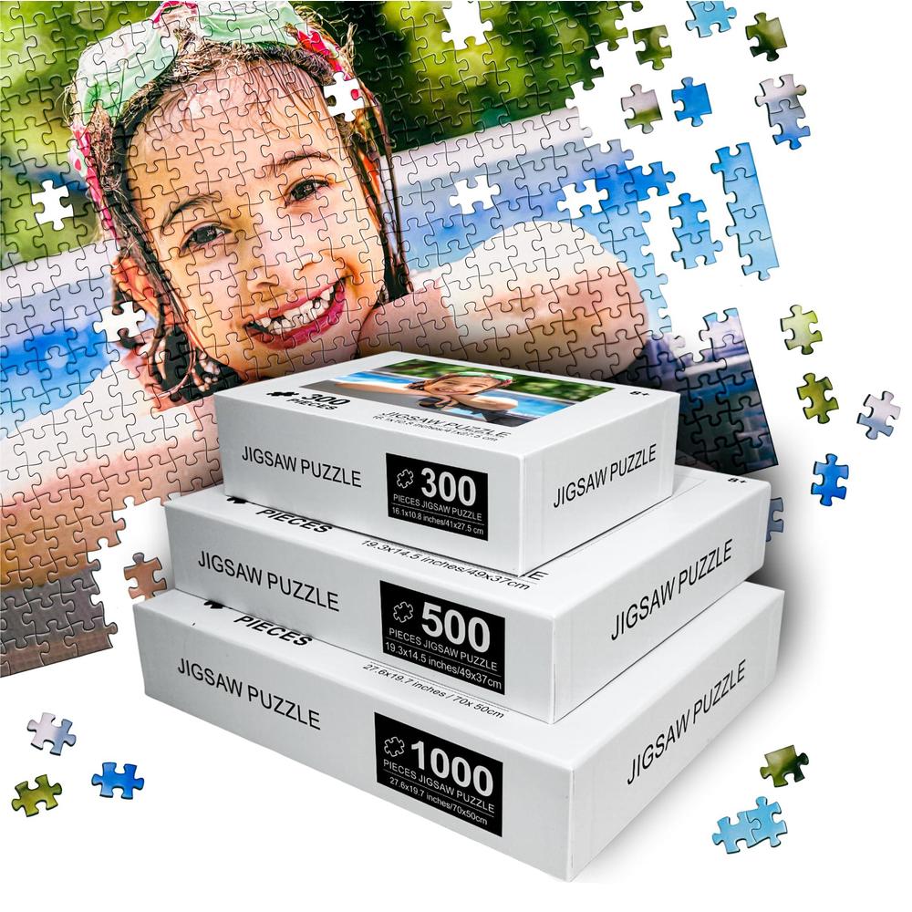 Factory4me custom puzzle from picture create your own puzzle from photo - personalized puzzle 300/500/1000 pieces - diy custom made phot
