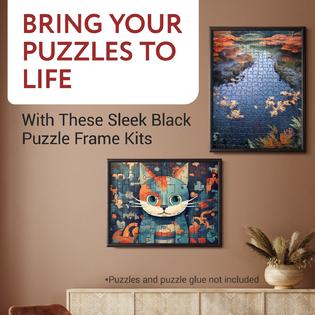 Impresa [2 pack] puzzle frame kit to display your puzzles - easy to  assemble frames for puzzles 