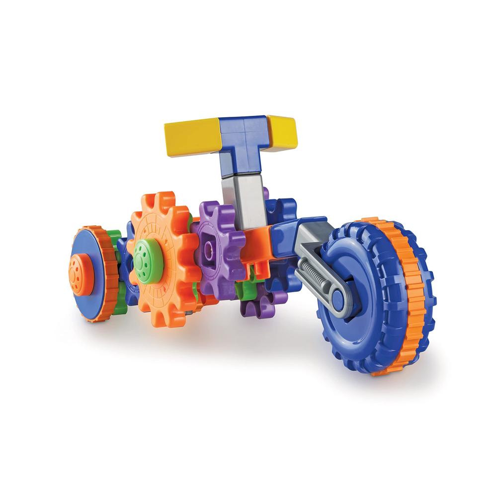 learning resources gears! gears! gears! cycle gears, construction, gear toy, 30 pieces, ages 4+