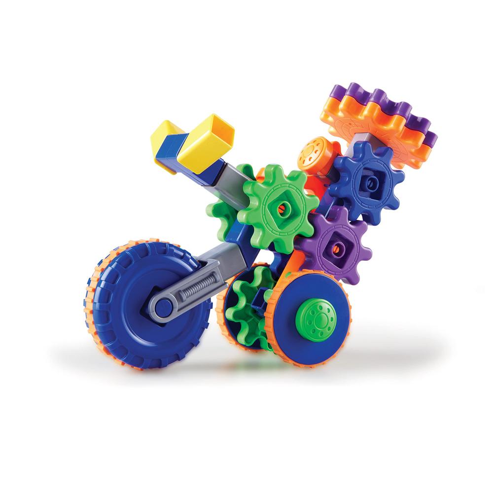 learning resources gears! gears! gears! cycle gears, construction, gear toy, 30 pieces, ages 4+