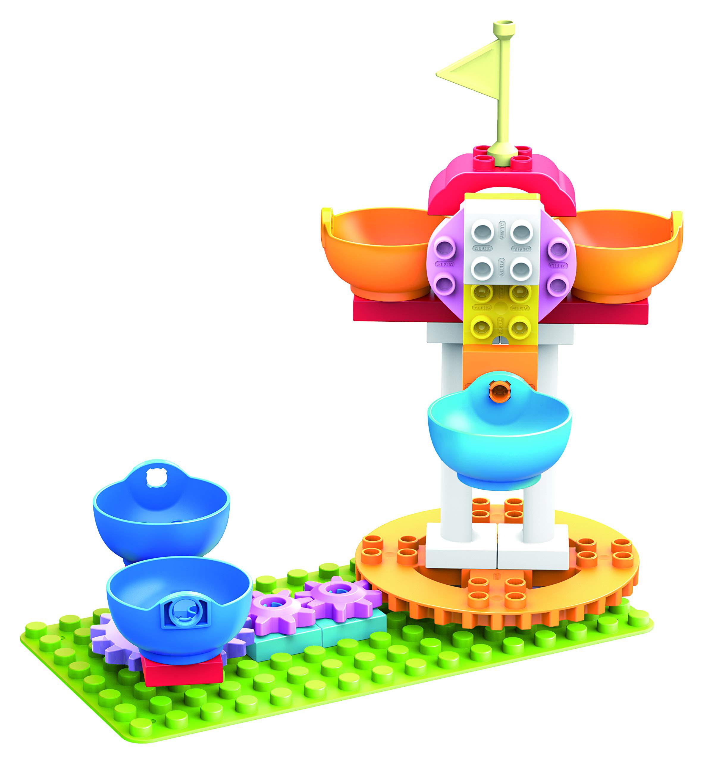 super wings - medium blocks play set - gear building bucket - building blocks for 3 4 5 year old boys and girls - birthday gi