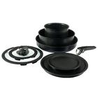 t-fal ingenio nonstick cookware set 8 piece induction stackable