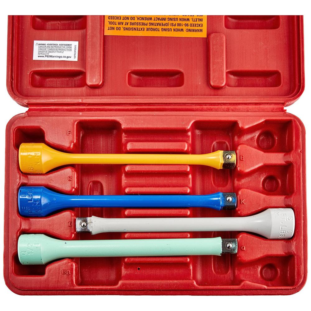 lti tools auto extension kit 5-piece w/case, 1/2