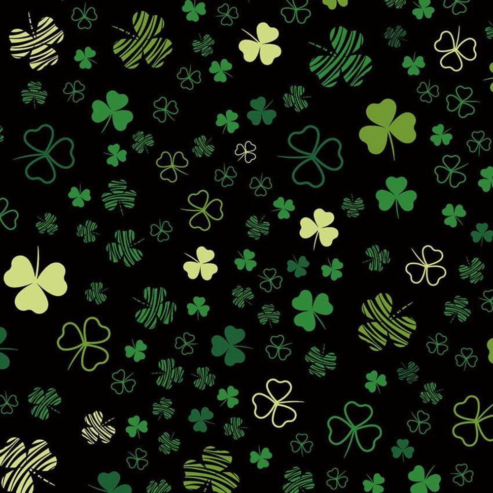 aibiin 72x72 in st. patrick's day clover shower curtain for bathroom shamrocks floral leaves holiday home bathtubs curtain de