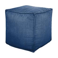 Louis Donn&#195;&#169; louis donn pouf cover, square supersoft corduroy ottoman with storage solution, foot stool for living room, home decor, chris