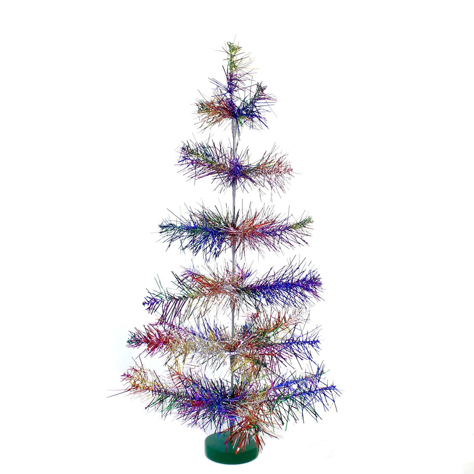 Christmas Ltd. christmas s rainbow mylar tabletop tree mylar 2 ft pride christmas lbgtqia - 1 tabletop christmas tree 29.0 inches - ms2133mi