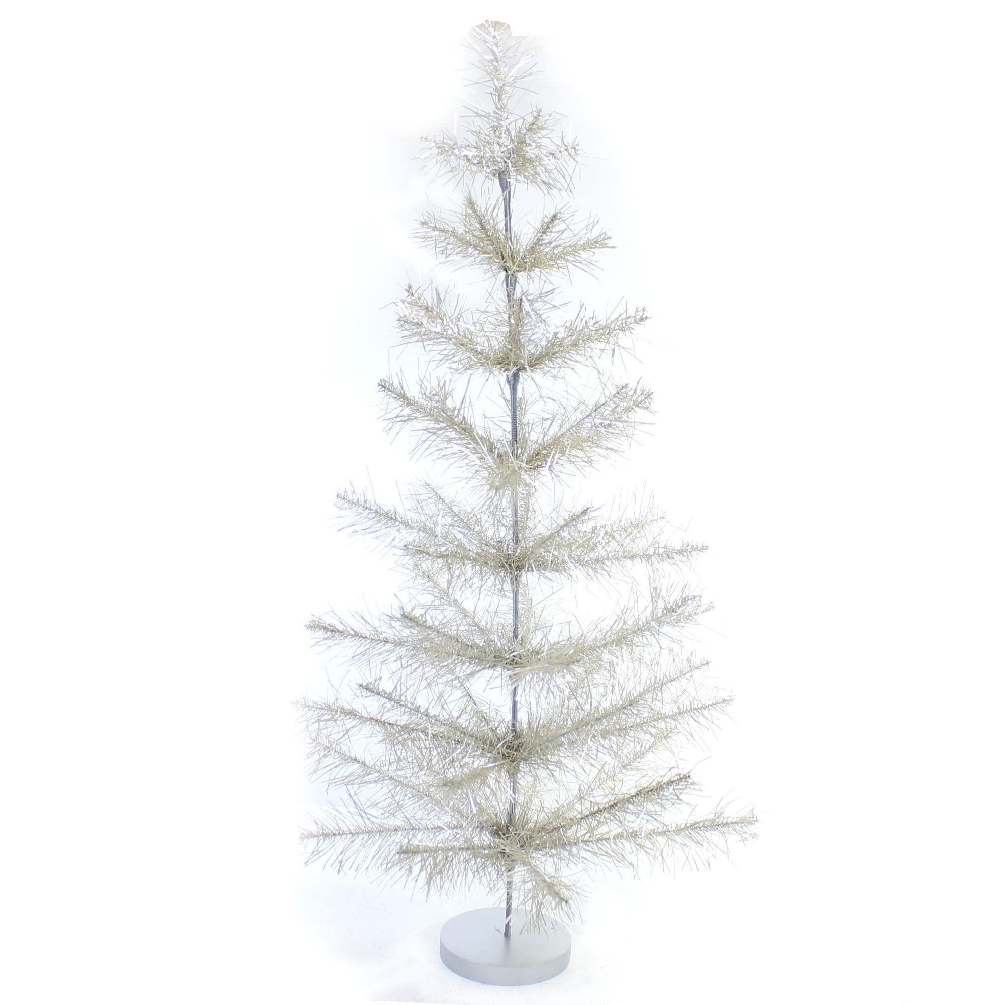 Christmas Ltd. christmas silver mylar tabletop tree mylar 3 ft elegant christmas classic - 1 tabletop christmas tree 37.0 inches - ms2133ls 