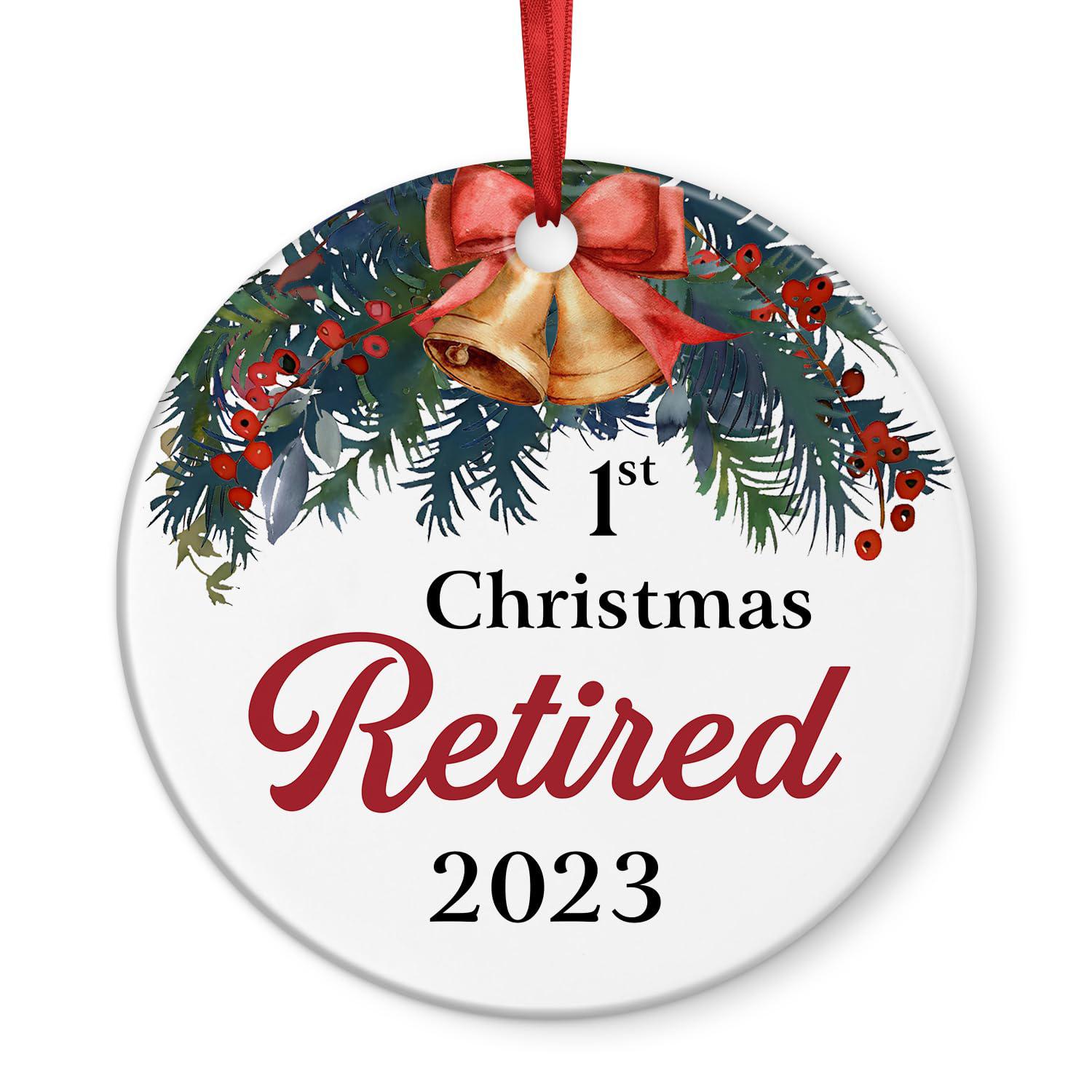 KYRAKO retirement ornament 2023 - best retirement gifts for women, men christmas ornament 2023 - retired gifts for women, men orname