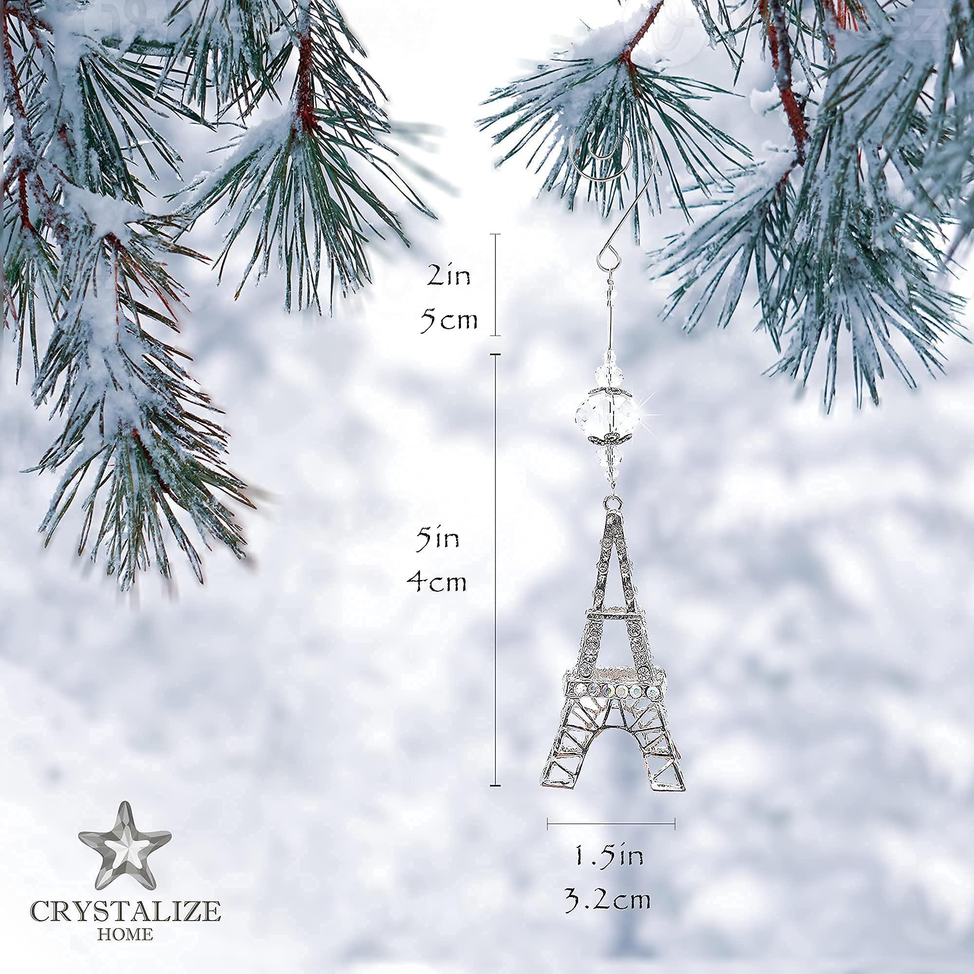 crystalize home crystal tower - eiffel tower - paris gifts - ornament paris - eiffel tower decor - eiffel tower ornament for home dcor, chris