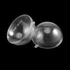 seunmuk 25 pack clear plastic fillable ornaments ball, 80mm/3.15 inch  transparent hanging fillable baubles with 100m beading