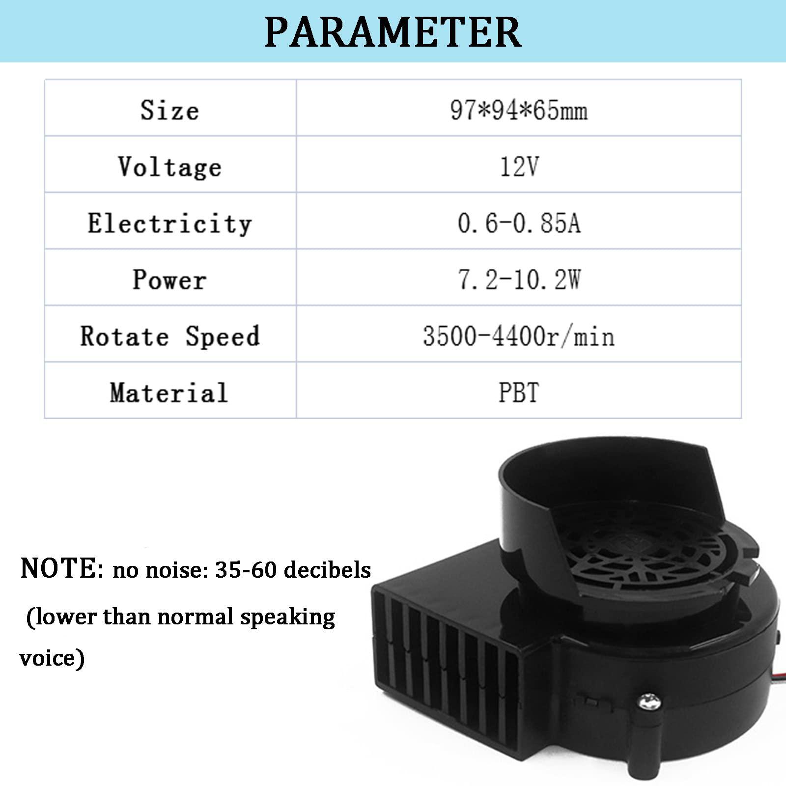 ZYOLE air blower for inflatables replacement fan blower motor for garden yard inflatable 12v/1.5a adapter mini air blower with 3 le