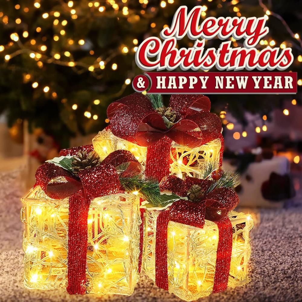 Lamgoa Christmas Lighted Present Boxes Decorations Plug in Warm White lamgoa-christmas-lighted-present-boxes-decorations-plug-in-warm-white