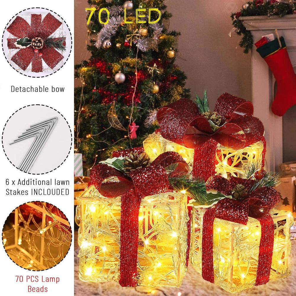 Lamgoa Christmas Lighted Present Boxes Decorations Plug in Warm White lamgoa-christmas-lighted-present-boxes-decorations-plug-in-warm-white