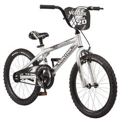 Pacific Cycle Vortax Kids Bike, 20-Inch Wheels, Silver (204054P)