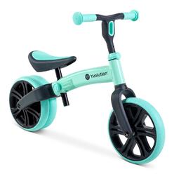 Yvolution Y Velo Junior Toddler Balance Bike 9 Inch Wheel No-Pedal Training Bike for Kids Age 18 Months to 4 Years (Teal 2022)