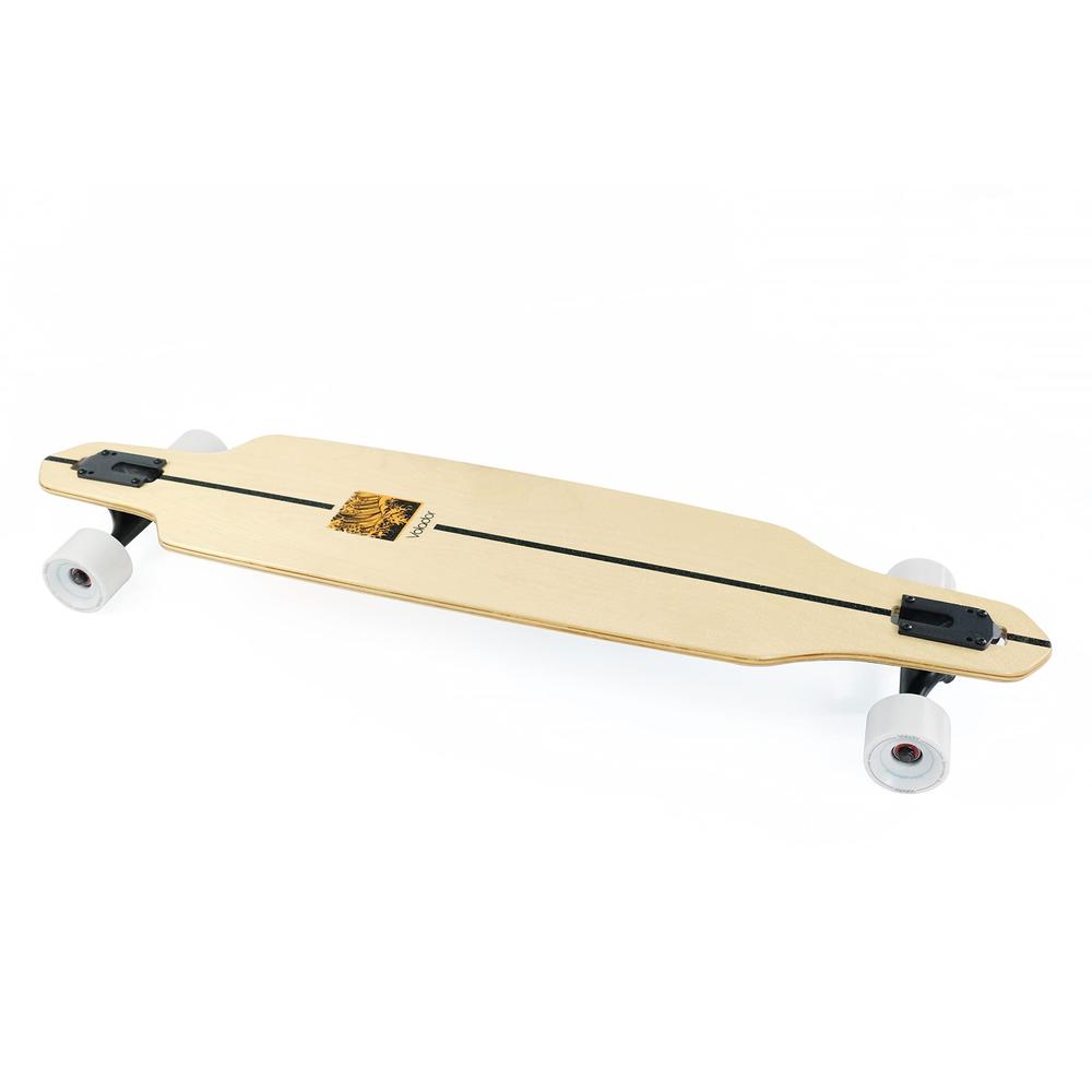 VOLADOR Urban Freeride Pro Longboard Cruiser 40 Zoll – Ahorn Deck, Reverse Kingpin Truck, Drop-Through, Für Pendler VOLADOR Urban Freeride Pro Longboard Cruiser 40 Zoll – Ahorn Deck, Reverse Kingpin Truck, Drop-Through, Für Pendler
