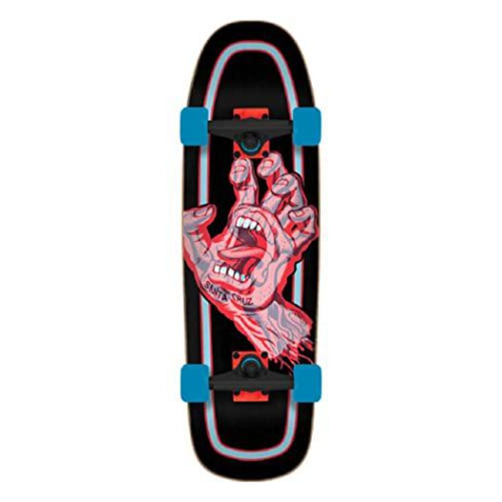 santa cruz skateboards decoder hand shaped cruzer, 9.51" x 32.26"