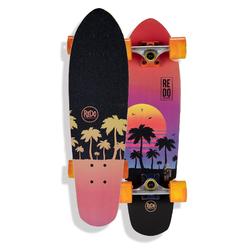 redo skateboard co. skateboard 26" mini branson - sunset palm