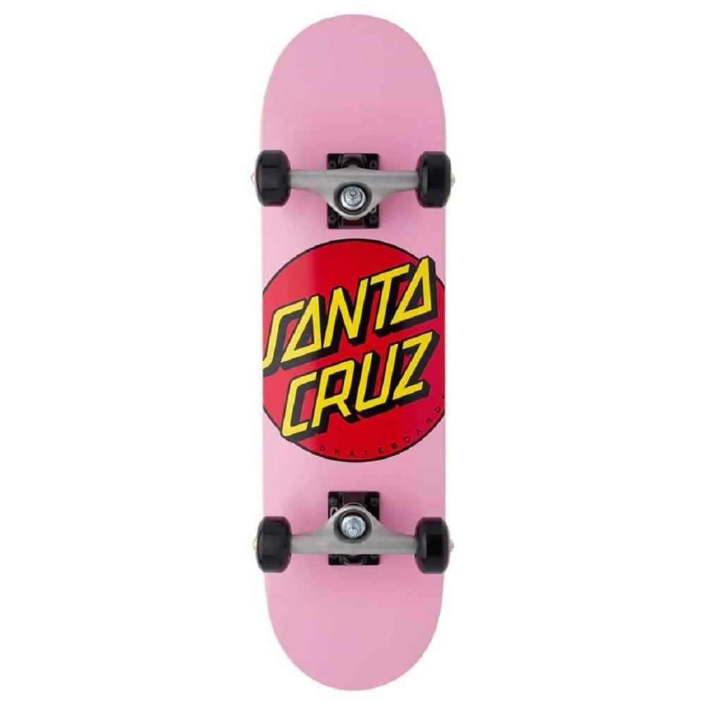 santa cruz skateboard complete classic dot micro, 7.50in x 28.25in