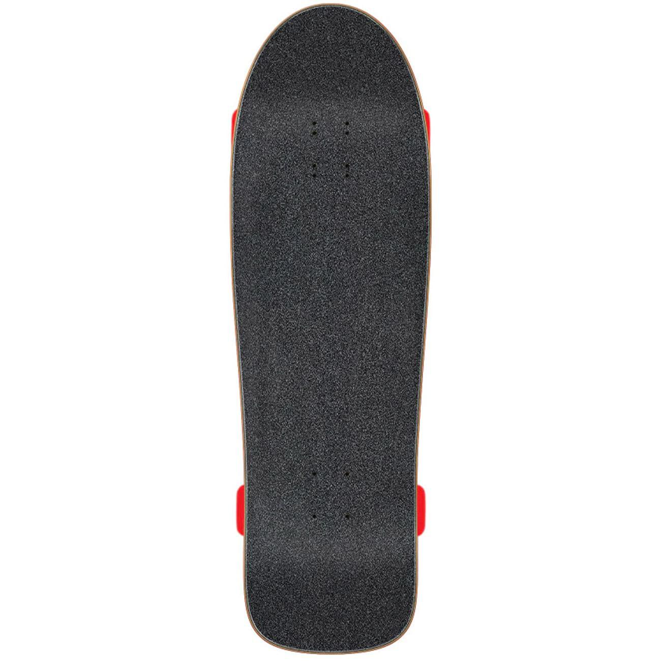 santa cruz skateboard complete contra distress 80's old school black/blue/red 9.7" x 31.7"