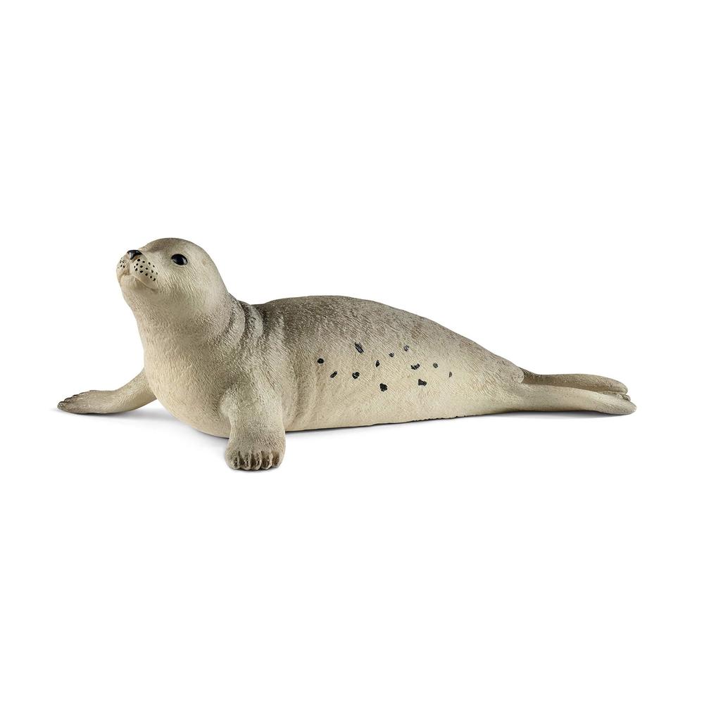 schleich wild life, realistic ocean and marine animal toys for boys and girls, seal toy figurine, ages 3+