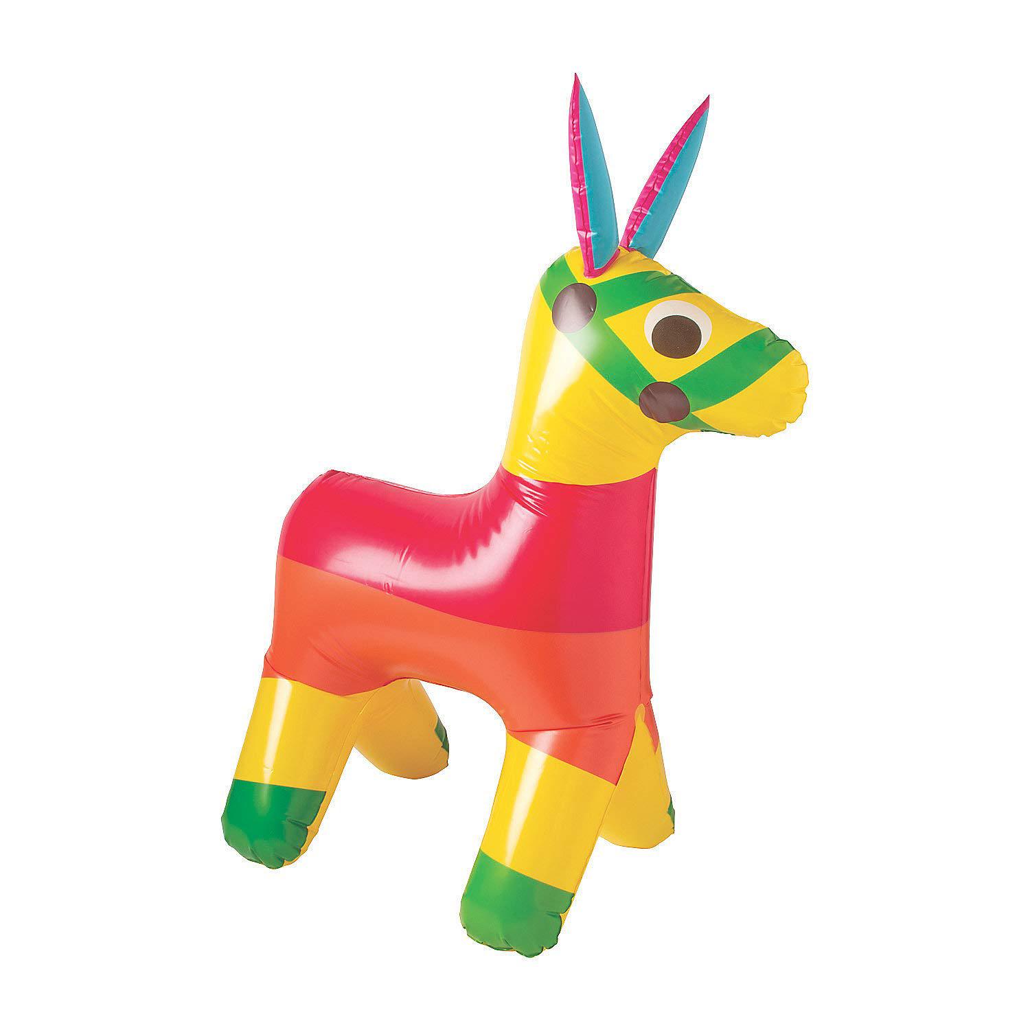 fun express - fiesta giant inflate pinata for cinco de mayo - toys - inflates - inflatable characters - cinco de mayo - 1 pie