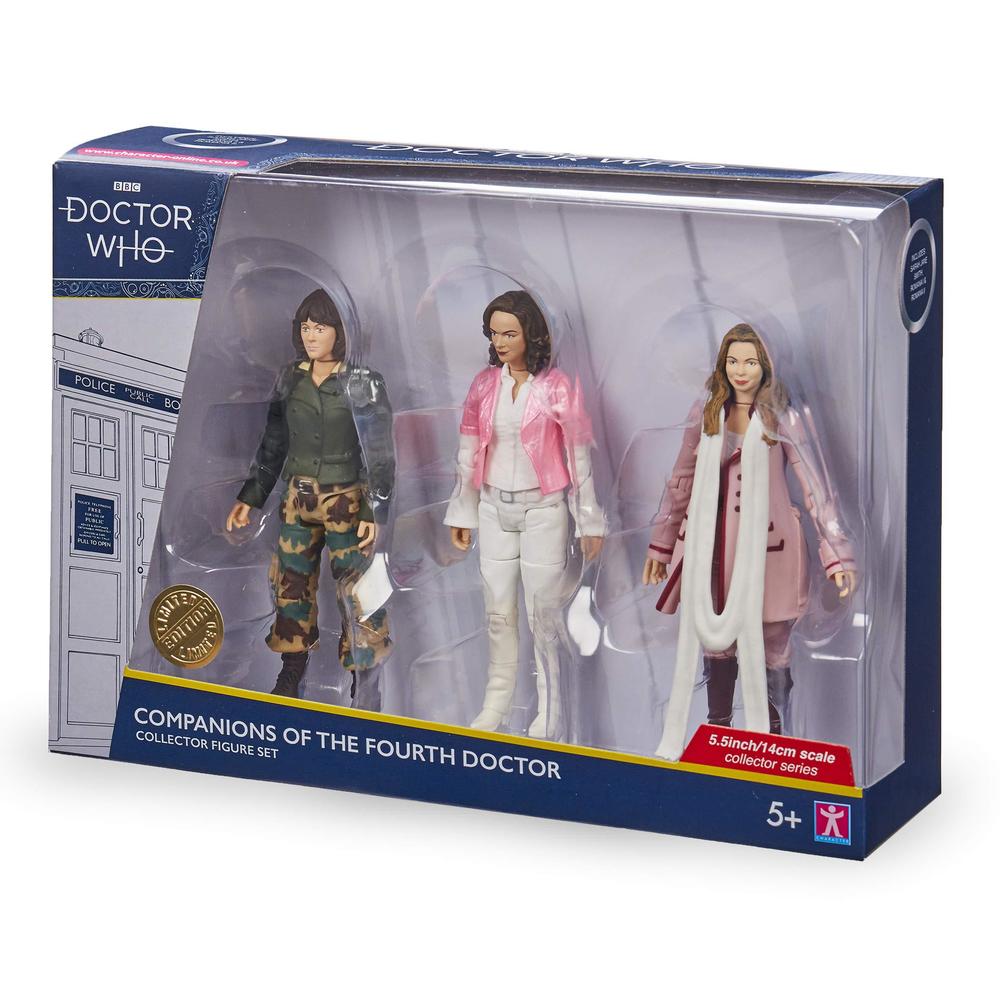 doctor who companions of the fourth doctor collector figure set