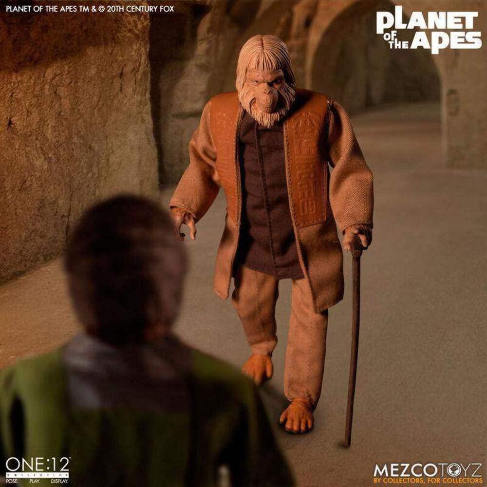 mezco toyz one 12 collective planet of the apes (1968) dr. zaius