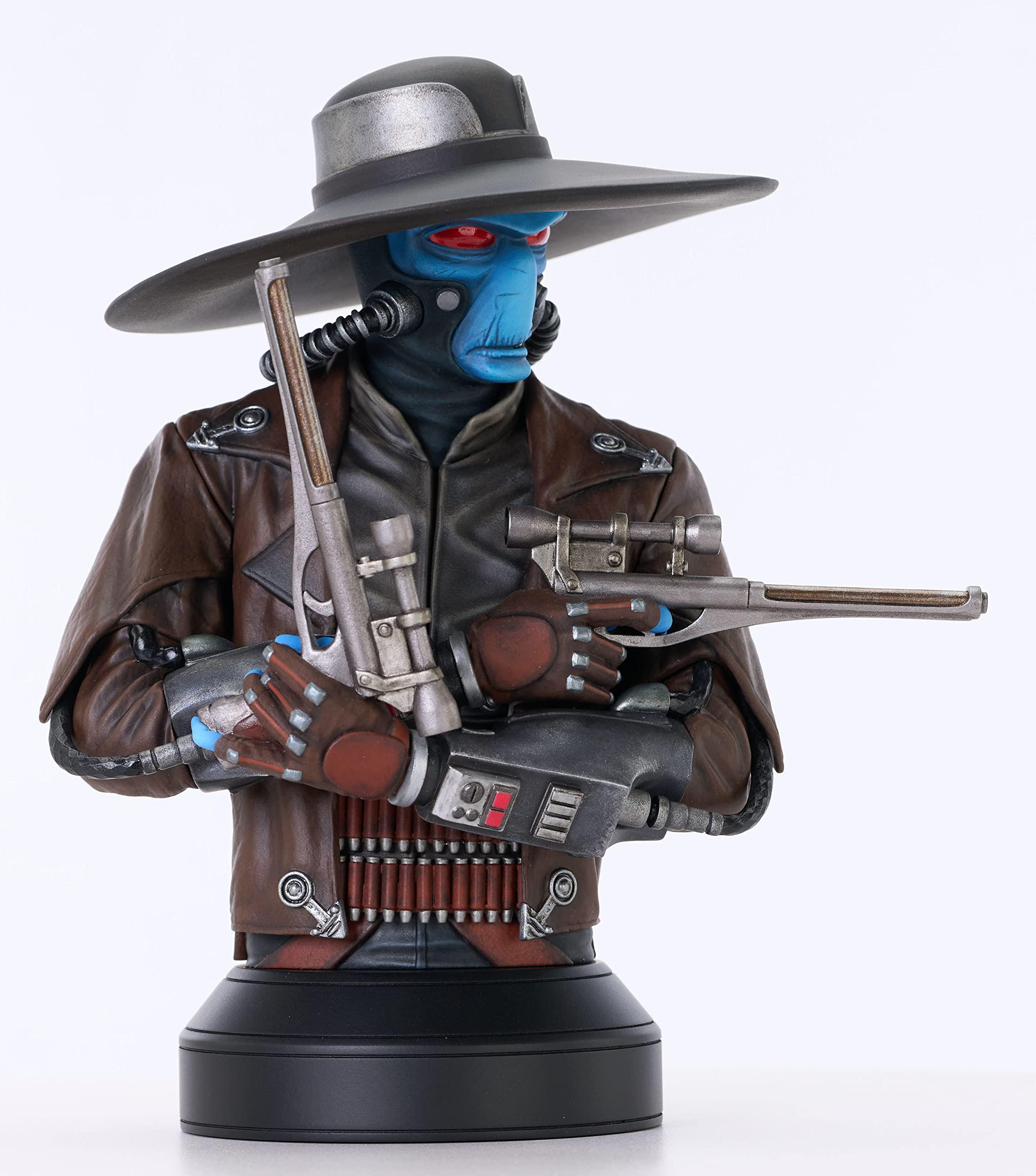 diamond select toys star wars: the clone wars: cad bane 1:6 scale bust, multicolor,6 inches,apr222241